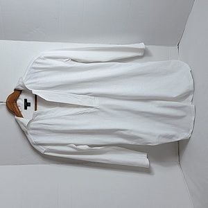 J. Crew Women's White V-Neck Neck Long Sleeve Tunic Top,  XXS